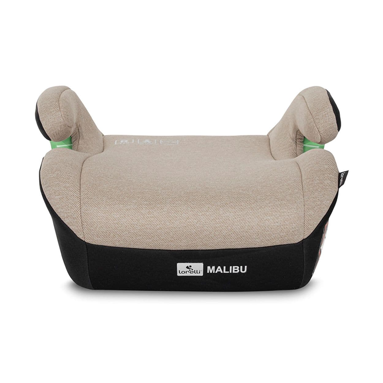 Lorelli Kindersitzerh&ouml;hung Malibu 125-150cm Isofix abnehmbarer Bezug Armlehne beige 