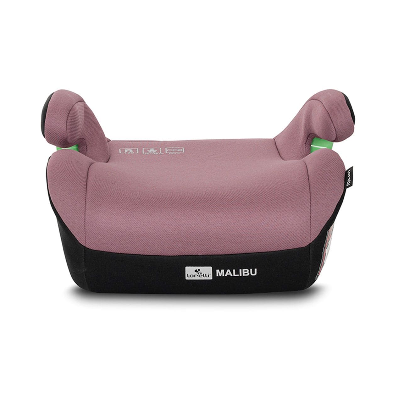 Lorelli Kindersitzerh&ouml;hung Malibu 125-150cm Isofix abnehmbarer Bezug Armlehne rosa 