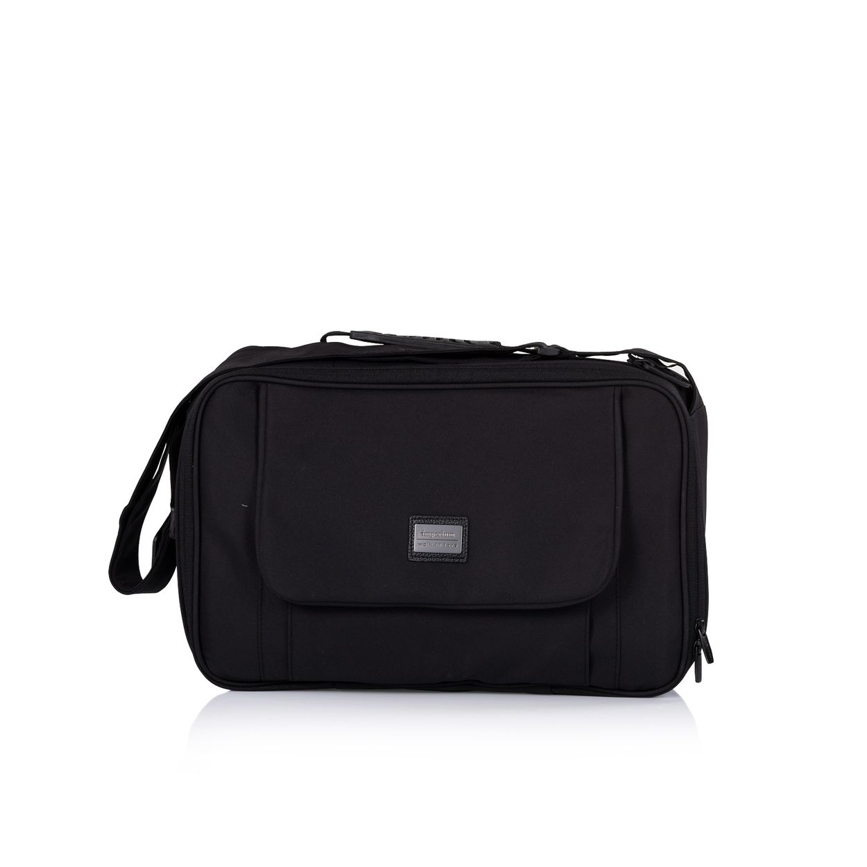 Chipolino Wickeltasche universal Vordertasche Schultergurt Rei&szlig;verschluss Unisex schwarz 