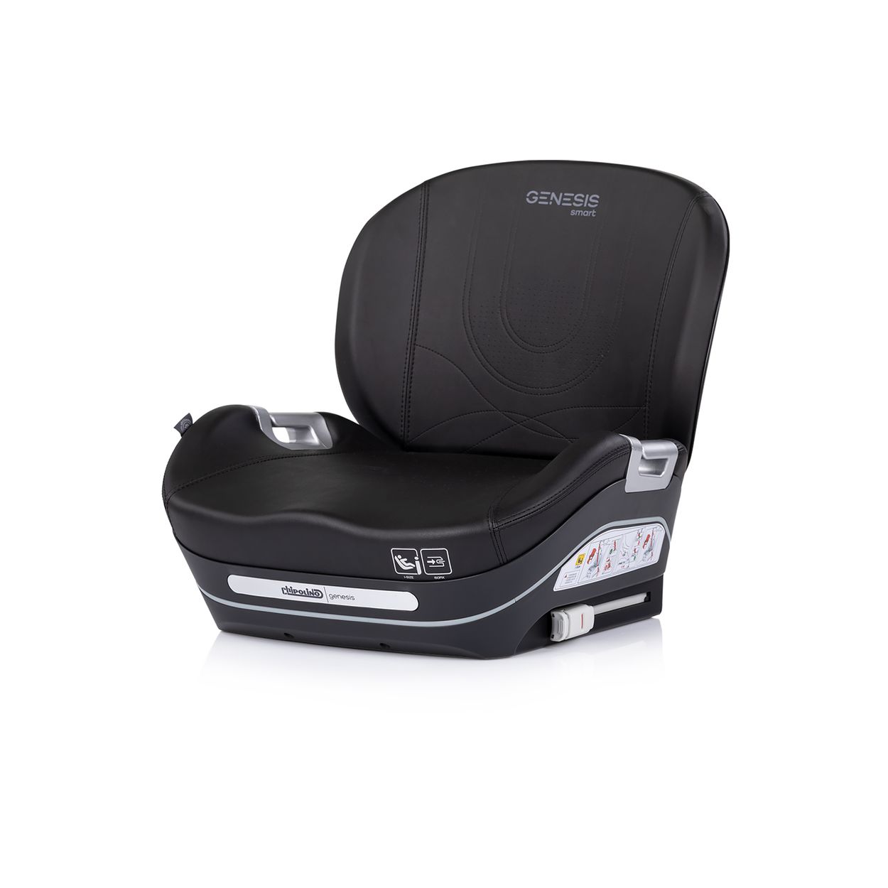 Chipolino Sitzerh&ouml;hung Genesis Smart i-Size 125-150 cm Isofix K&uuml;hlung Heizung schwarz 