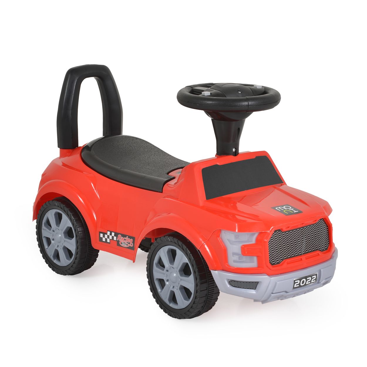 Moni Rutschfahrzeug Orlando Musik Lichter Staufach Kunststoffreifen ab 1 Jahr rot 