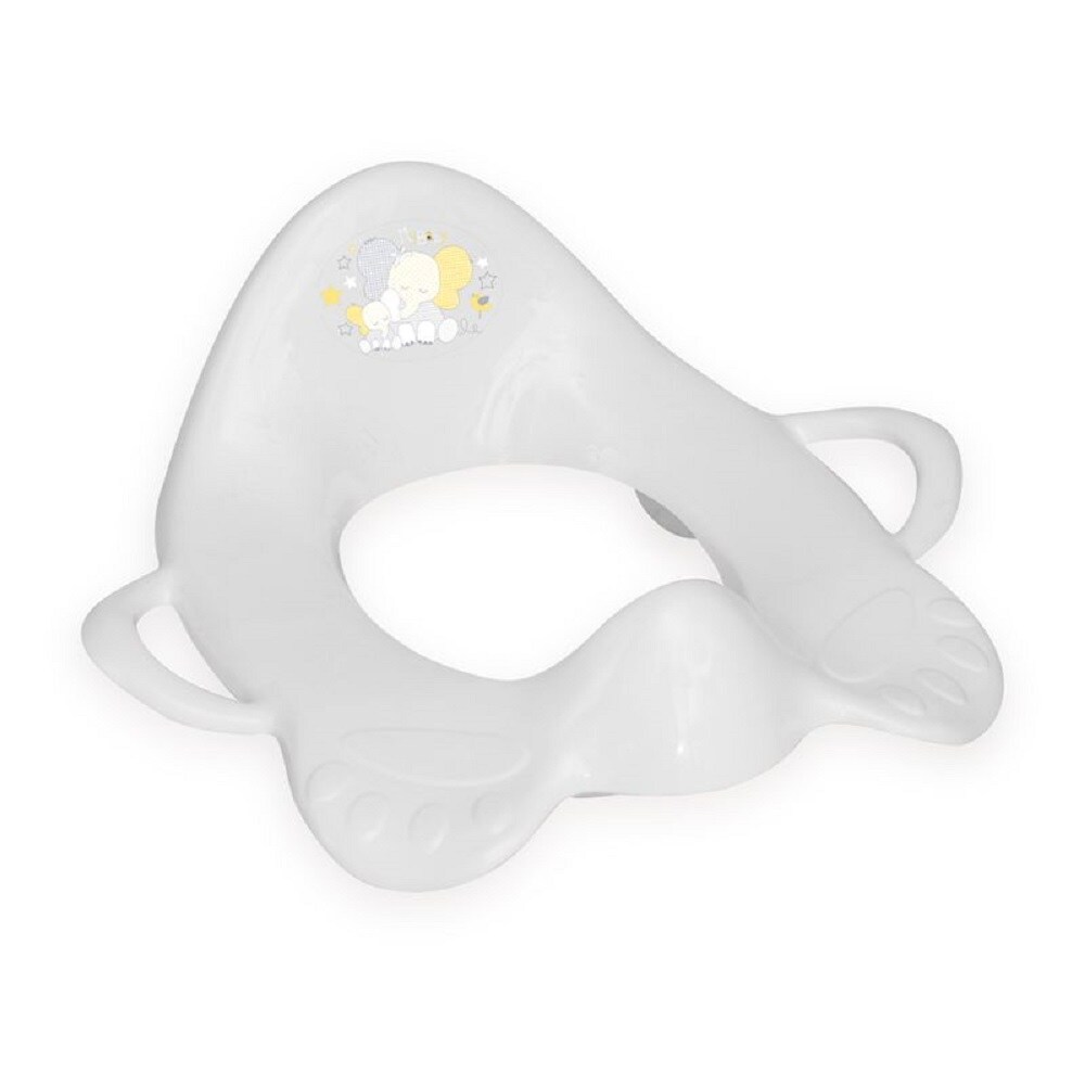 Lorelli Toilettenaufsatz Toilettensitz mit Griffe Spritzschutz ergonomische Form weiss 