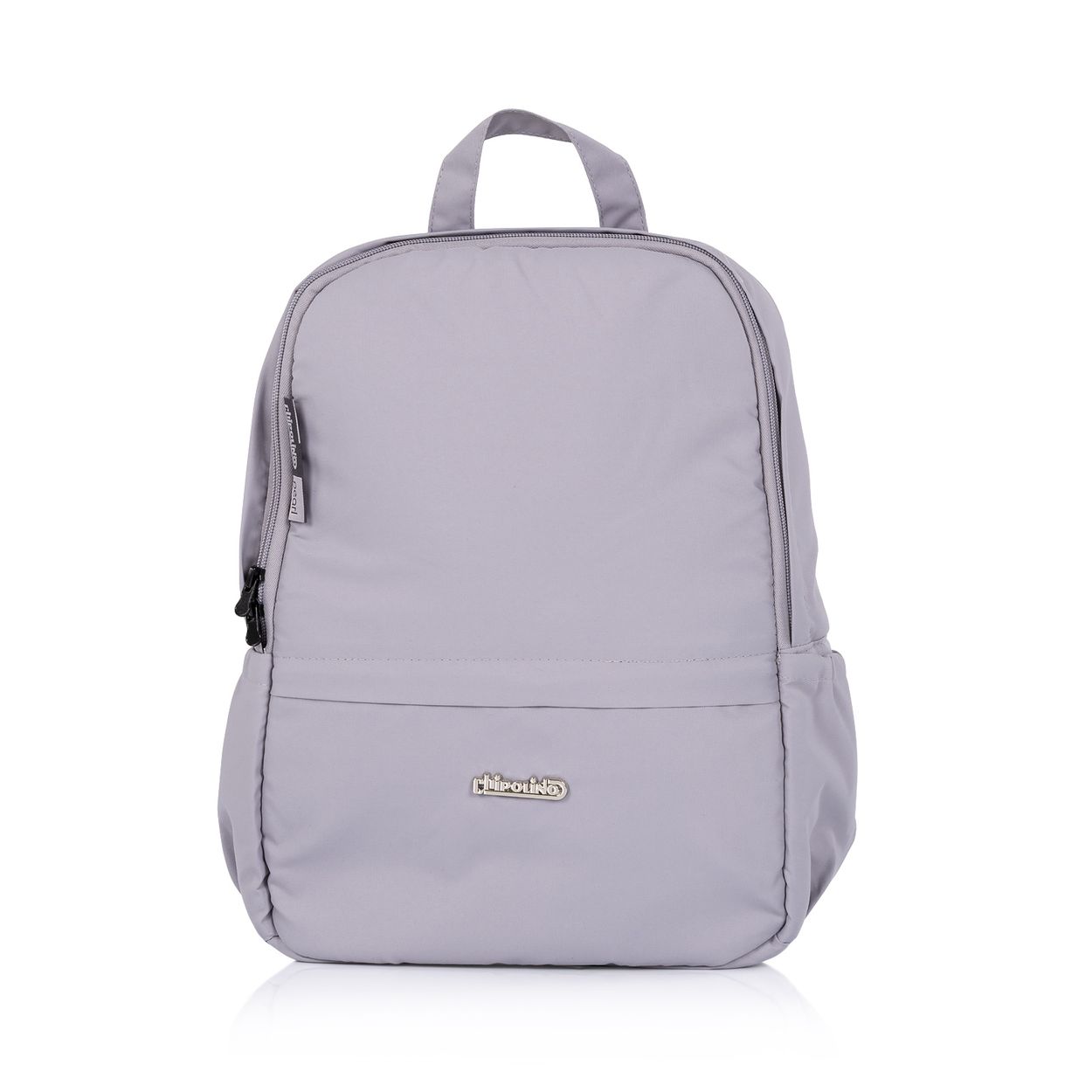 Chipolino Kinderwagen Rucksack universal Wickelrucksack Rei&szlig;verschluss Gurte grau 