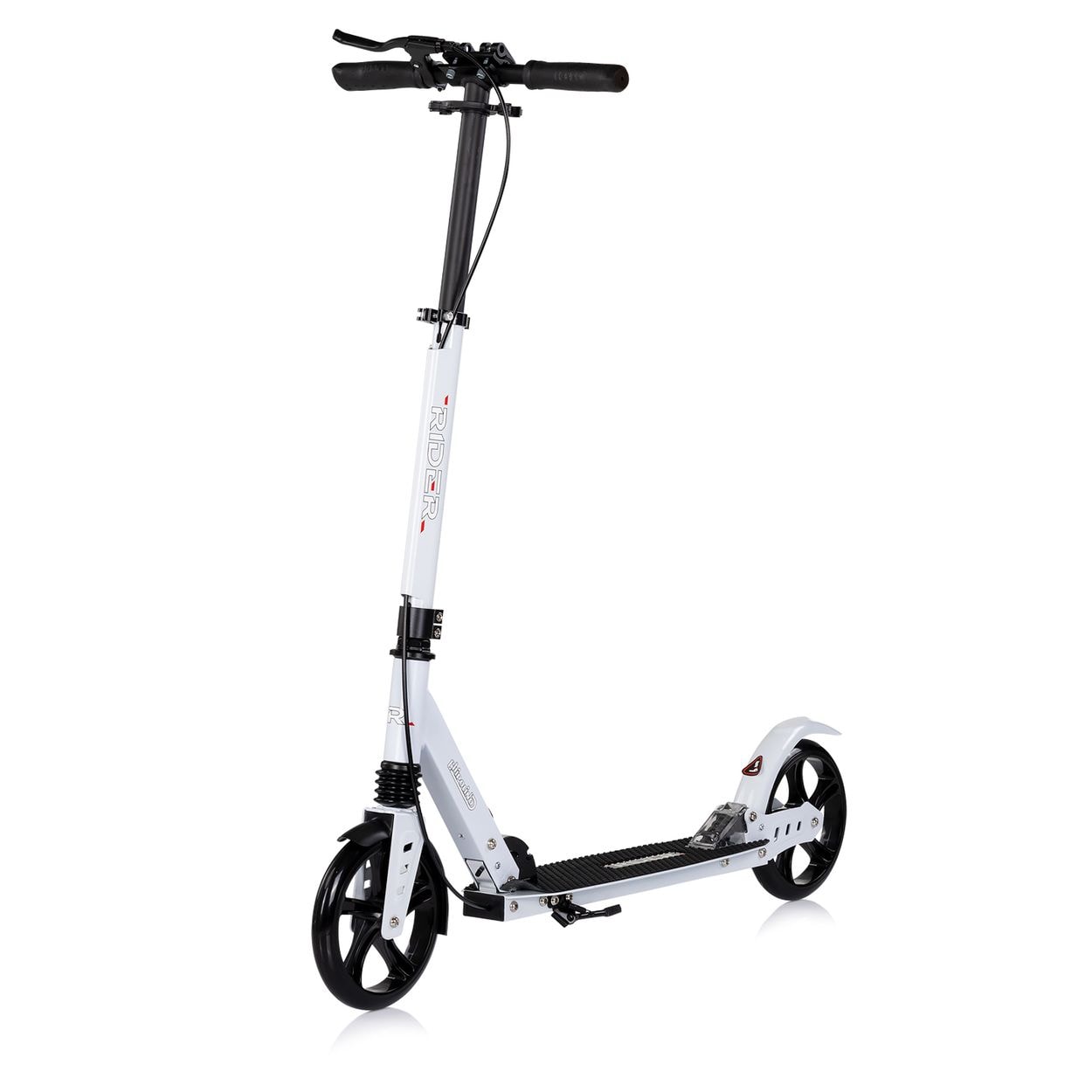 Chipolino Kinderroller Rider PU-R&auml;der klappbar Sto&szlig;d&auml;mpfer h&ouml;henverstellbar wei&szlig; 