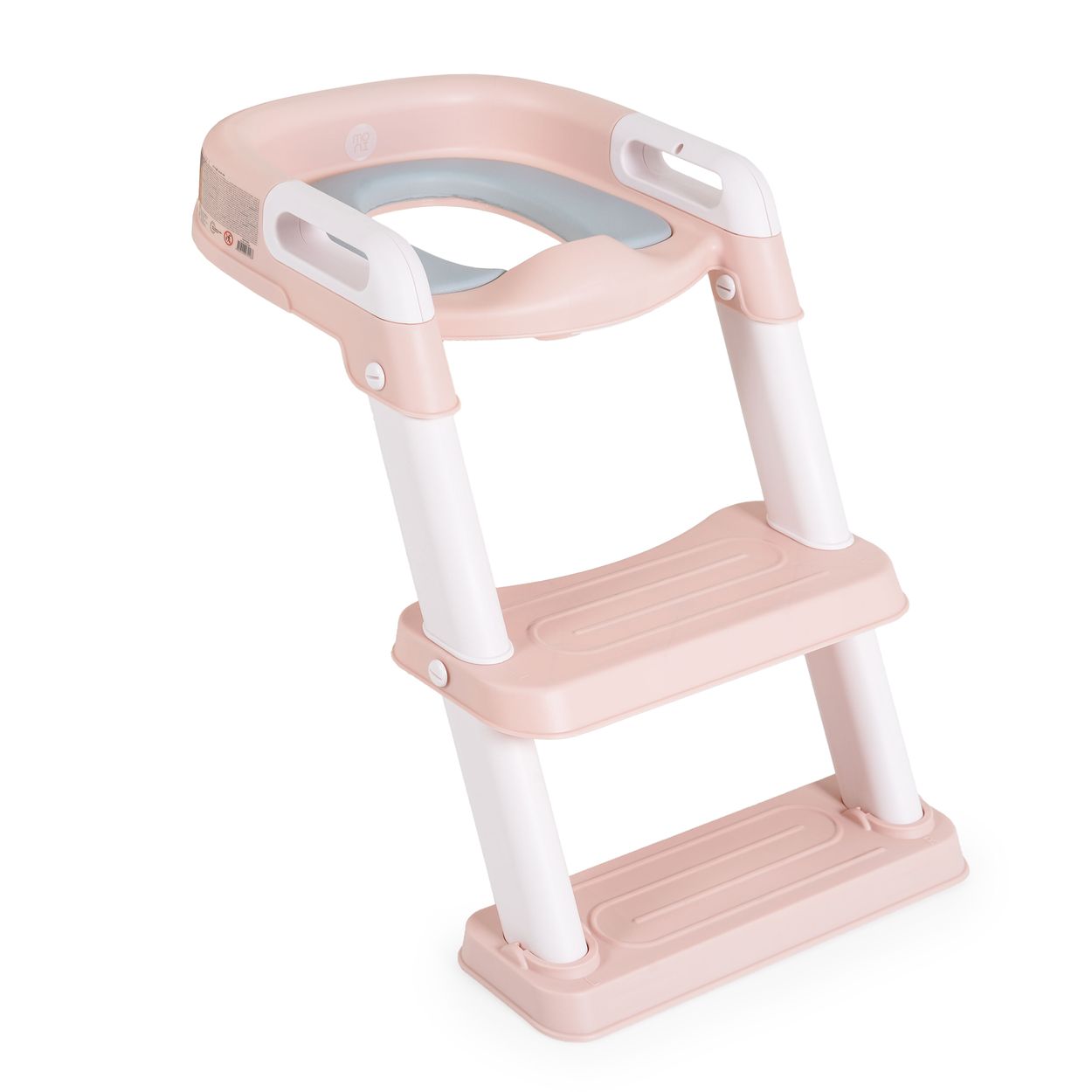 Moni Toilettentrainer Lifty faltbar abnehmbarer Toilettensitz Stufen Griffe 35kg rosa 
