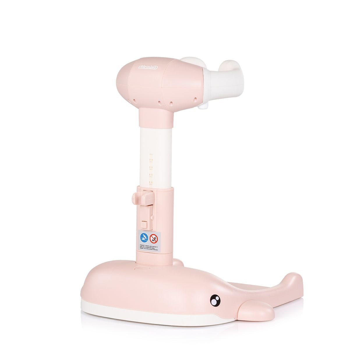 Chipolino Babybadest&auml;nder, Duschhilfe Wal faltbar h&ouml;henverstellbar Duschhalter rosa 