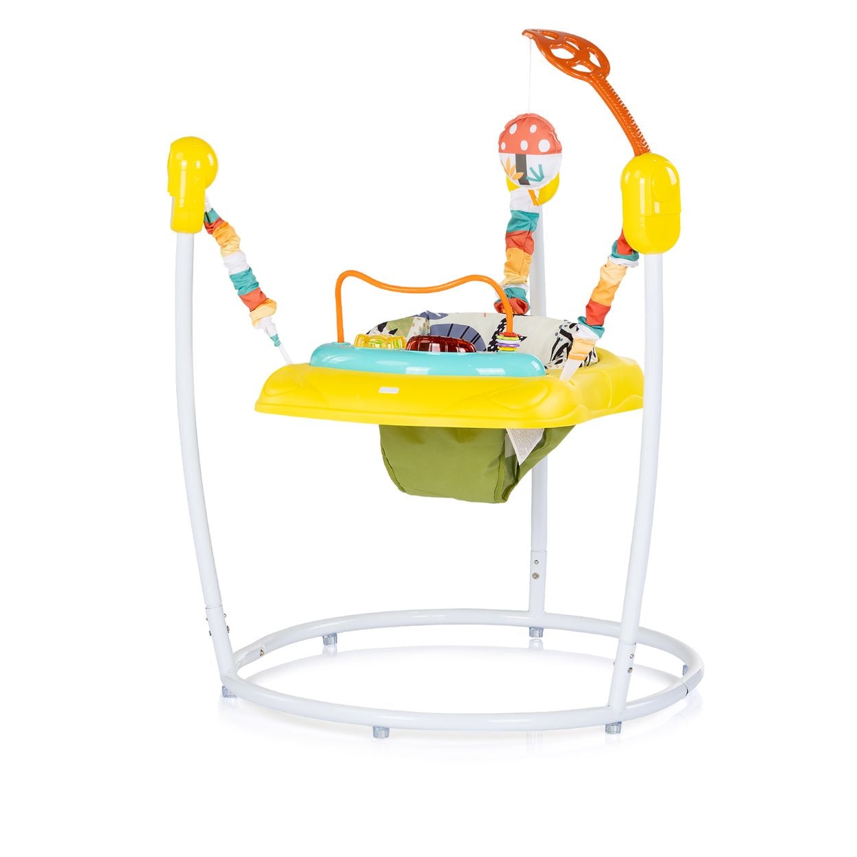 Chipolino Hopser Jumpy Car Musik Licht H&auml;ngespielzeug Musikpanel verstellbar gelb 