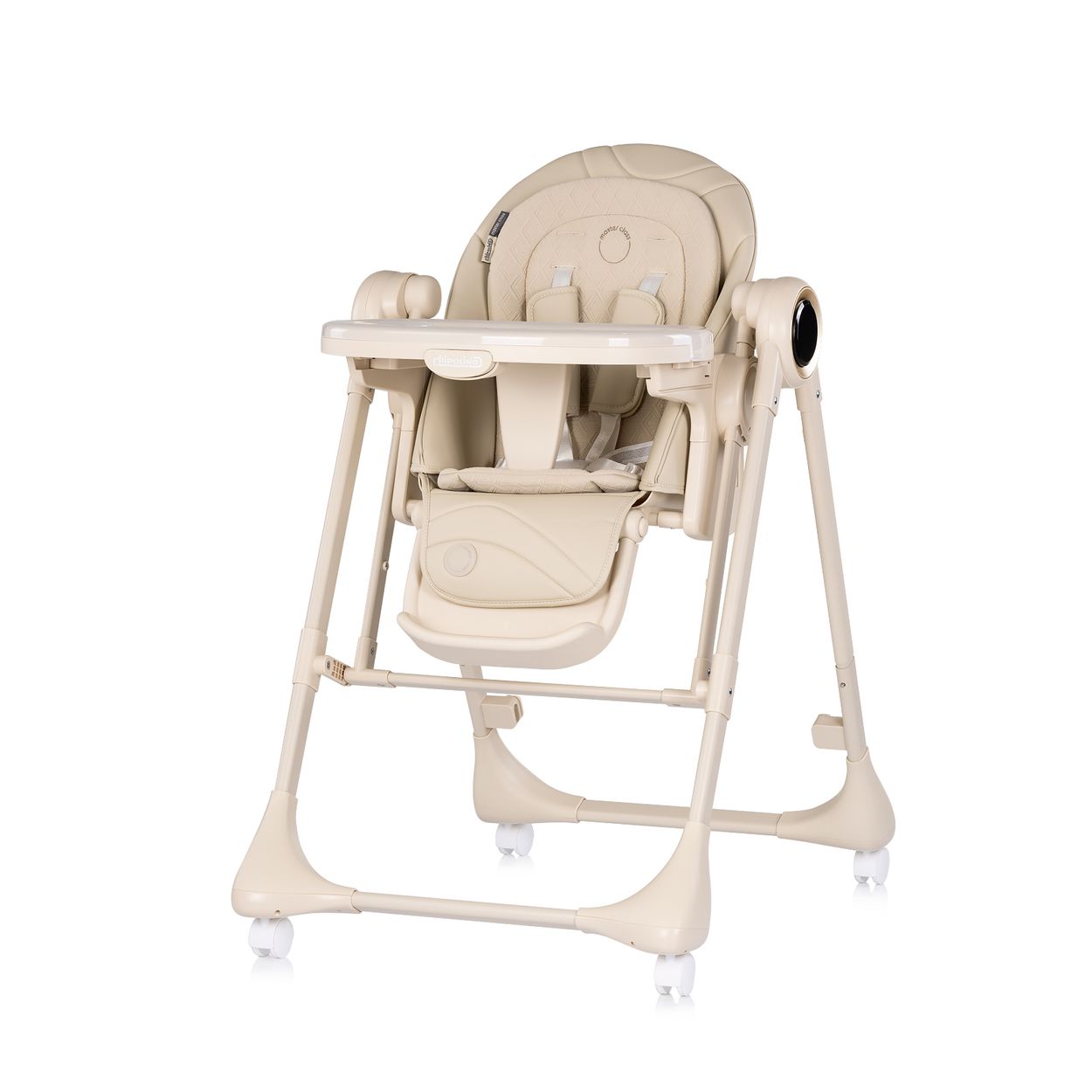 Chipolino Hochstuhl Master Class 2 in 1 elektrisch Babyschaukel Fernbedienung beige 