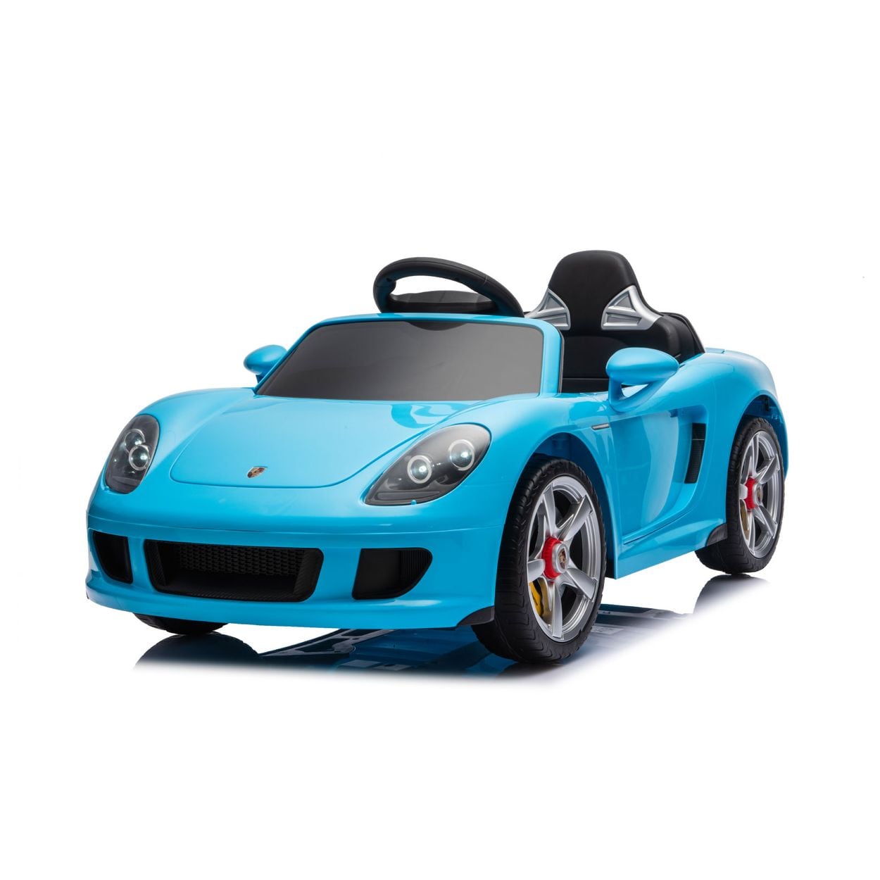 Chipolino Kinderelektroauto Porsche Carrera GT Fernbedienung Bluetooth 2 Motoren blau 