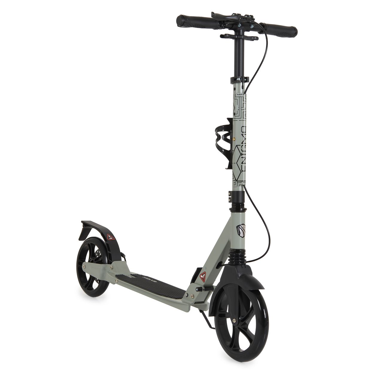 Byox Kinderroller Enigma PU-R&auml;der klappbar St&auml;nder Getr&auml;nkehalter Handbremse gr&uuml;n 
