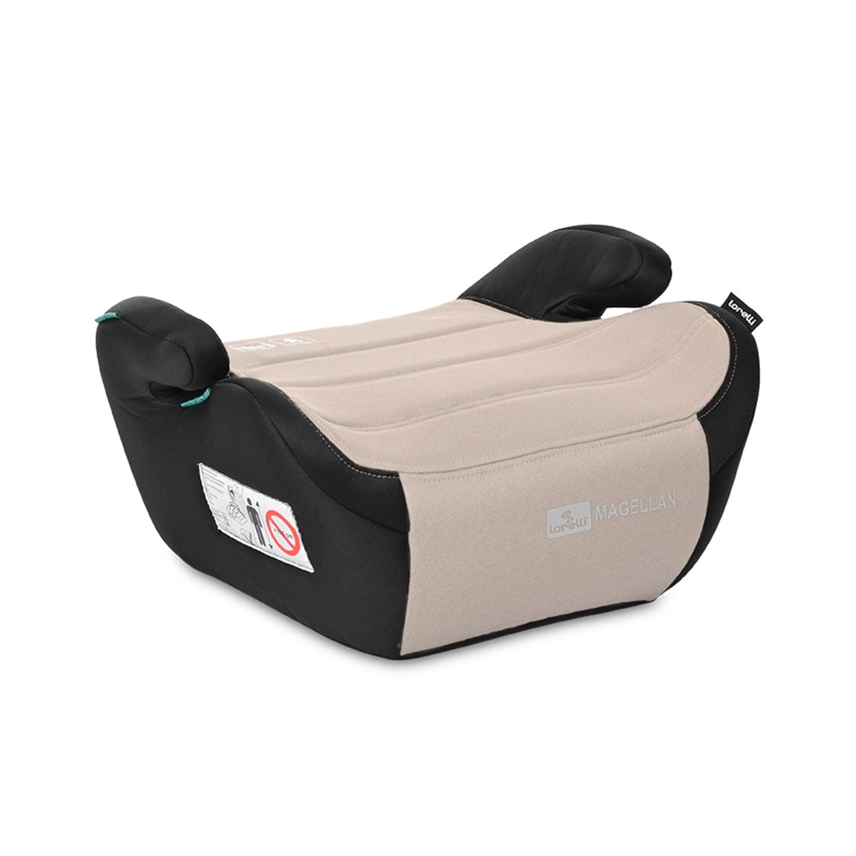 Lorelli Kinder Sitzerh&ouml;hung i-Size Magellan (125-150cm) Bezug waschbar, Booster beige 