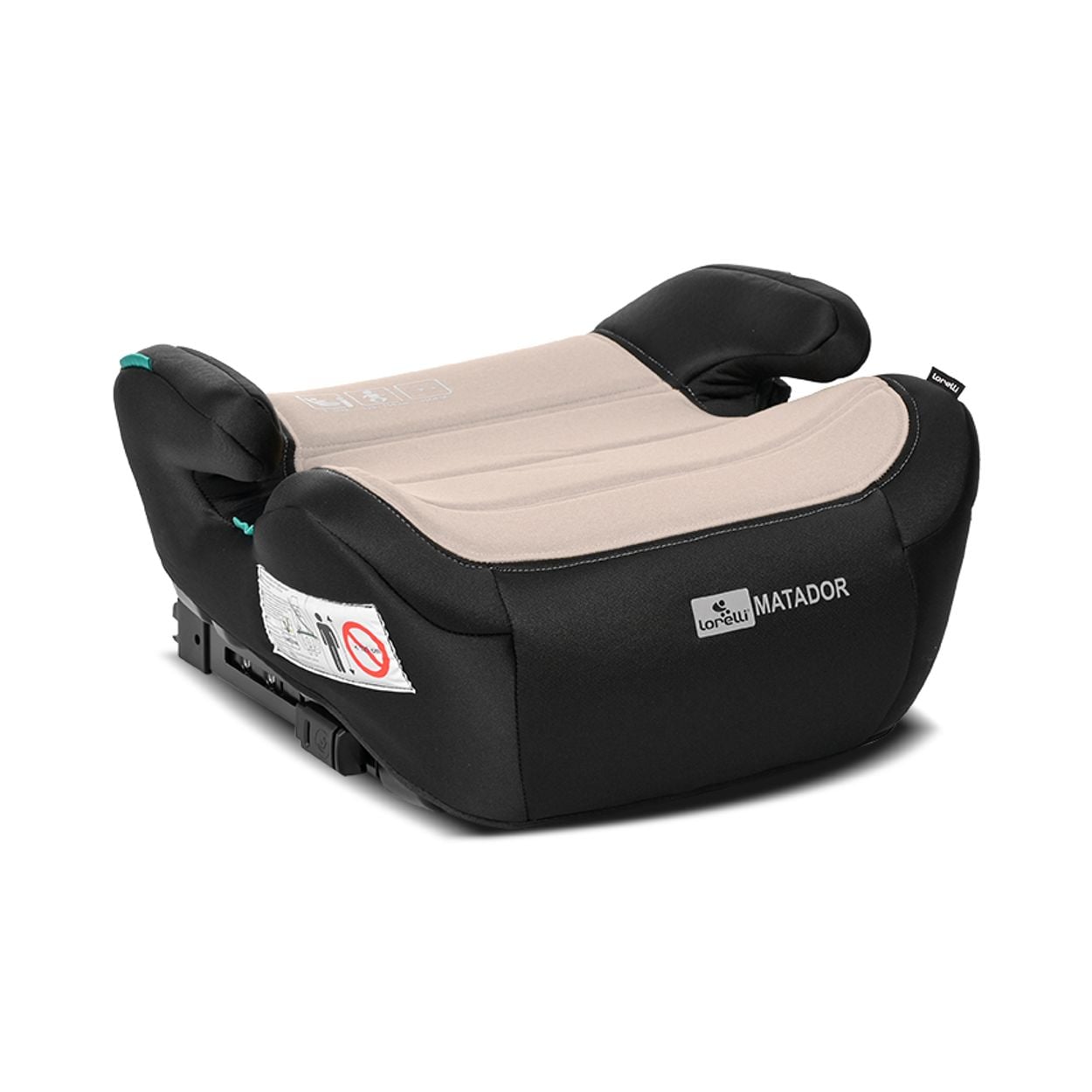 Lorelli Sitzerh&ouml;hung i-Size Matador (125-150cm) Kindersitz, Isofix, Armlehne beige 