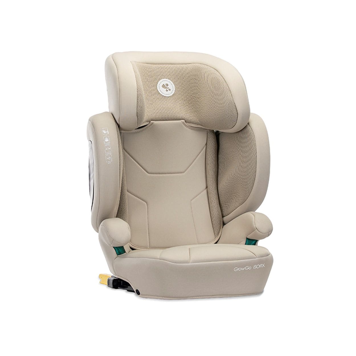 Lorelli Kindersitz Growgo Isofix i-Size 100x150cm Isofix klappbar Kopfst&uuml;tze beige 