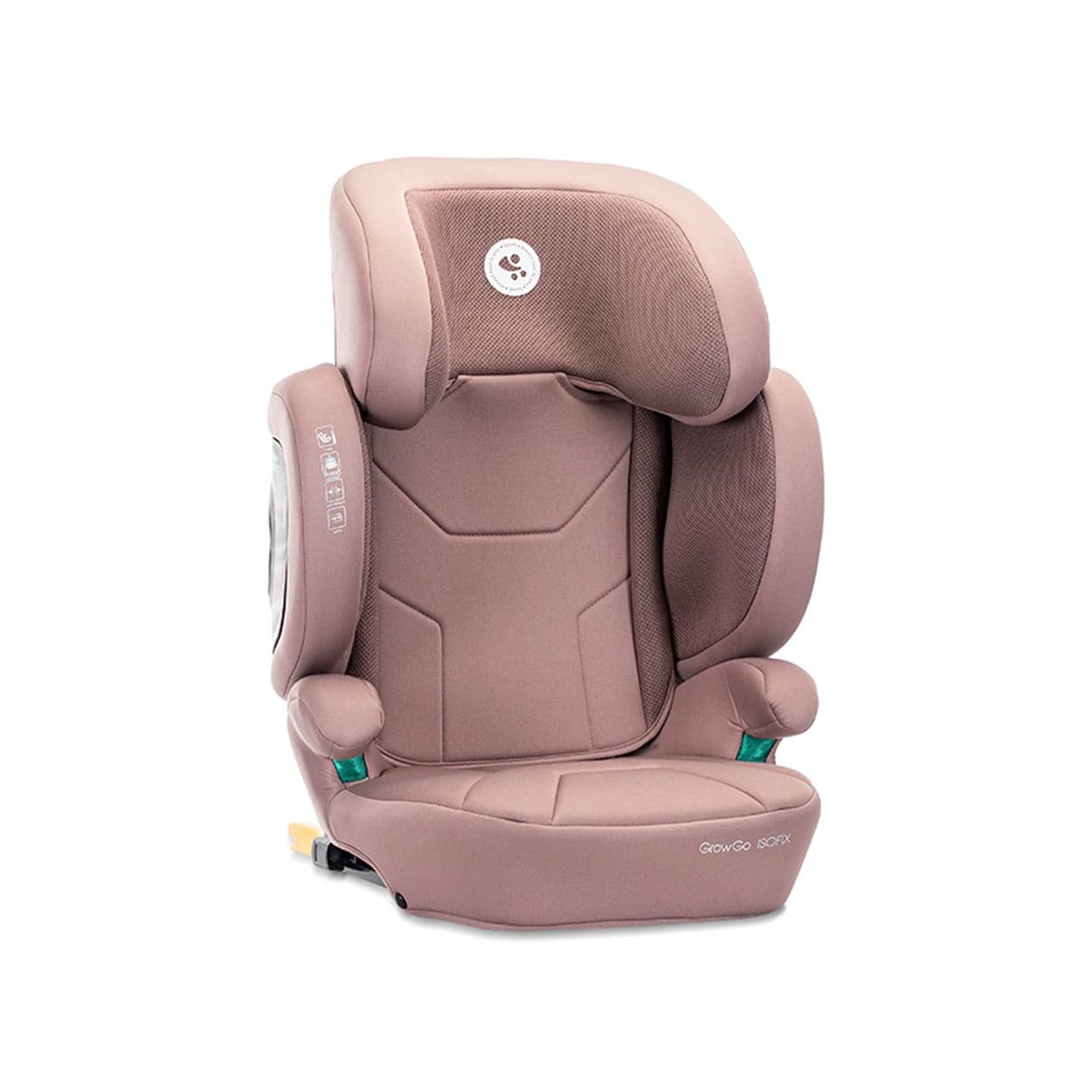 Lorelli Kindersitz Growgo Isofix i-Size 100x150cm Isofix klappbar Kopfst&uuml;tze rosa 