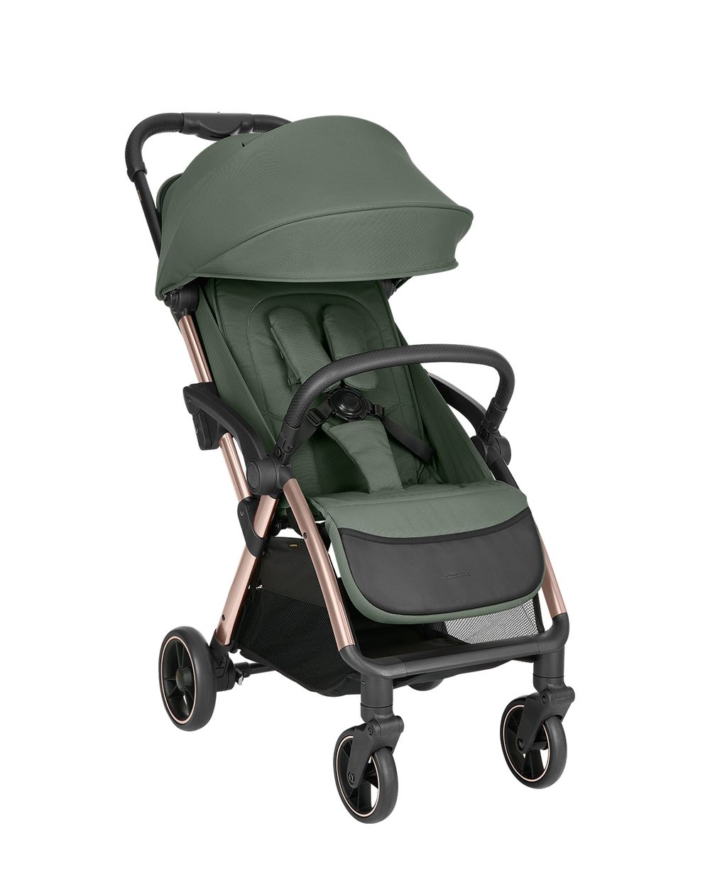 Kikkaboo Kinderwagen, Buggy Eden bis 22 kg Federung Regenschutz zusammenklappbar dunkelgr&uuml;n 