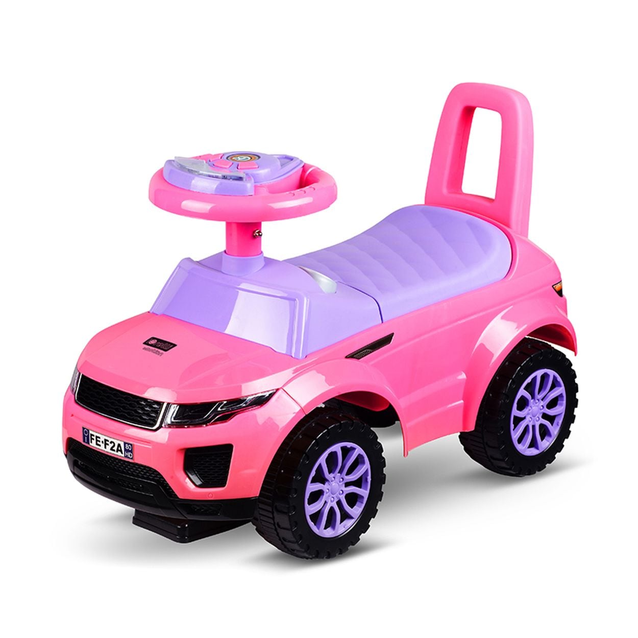 Lorelli Rutscher 2 in 1 Kinderauto Off Road Musikfunktion R&uuml;ckenlehne ab 12 Mon. pink 