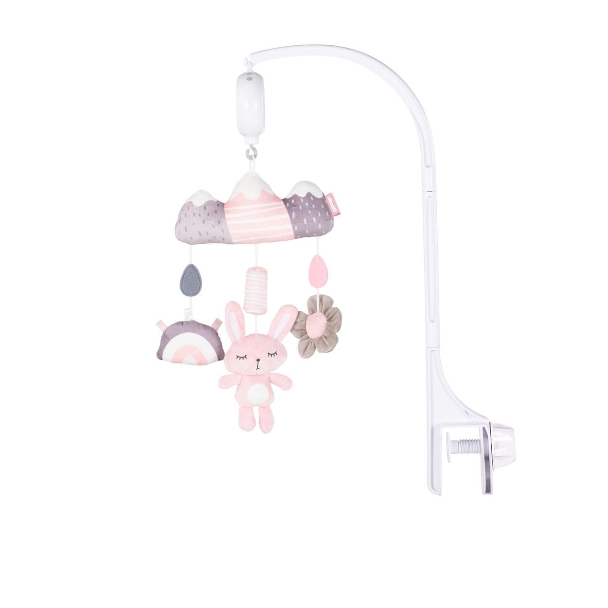 Chipolino Musik Mobile sleeping Rabbit Lautst&auml;rkeregelung Melodien Regenbogen rosa 