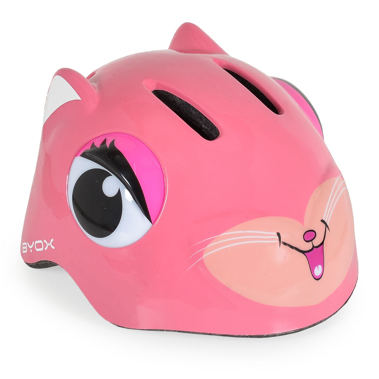 Byox Schutzhelm Y26 Kati Gr&ouml;&szlig;e S 48 - 54 cm einstellbar 4 L&ouml;cher LED-Beleuchtung pink 