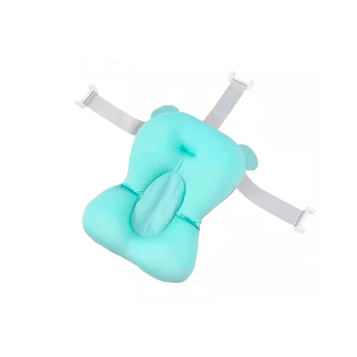 Babybadewannen Netz und Kissen Multi, Kunststoffbügel, ab Geburt blau