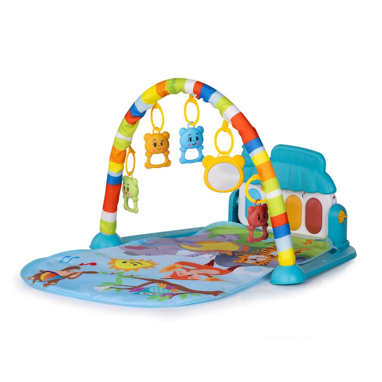 Chipolino Spielbogen Klavierkonzert, Krabbeldecke, Melodien, Hängespielzeuge blau