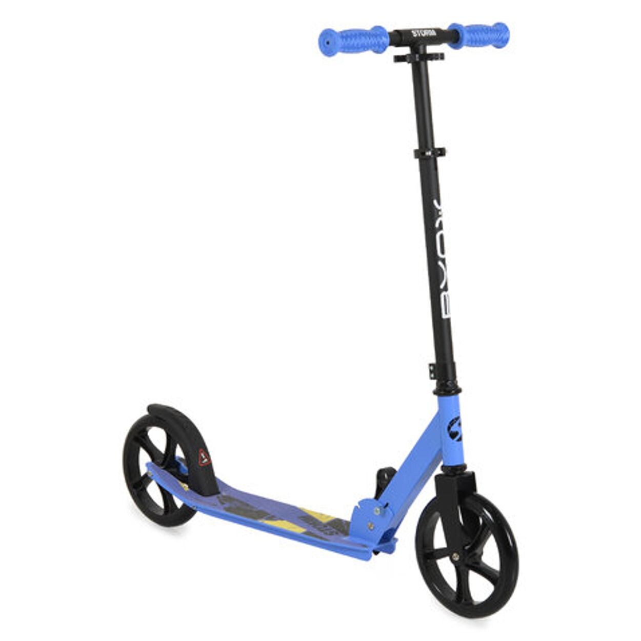 Kinderroller Storm, Höhe einstellbar, zusammenklappbar, PU Räder, ABEC-5, blau