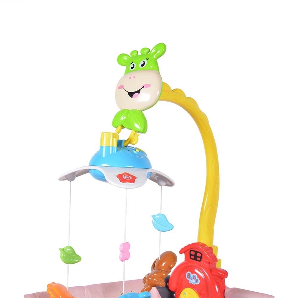 Moni Musikmobile 35601, drehbares Mobile, Spielzeug, Musik, Licht, Fernbedienung 