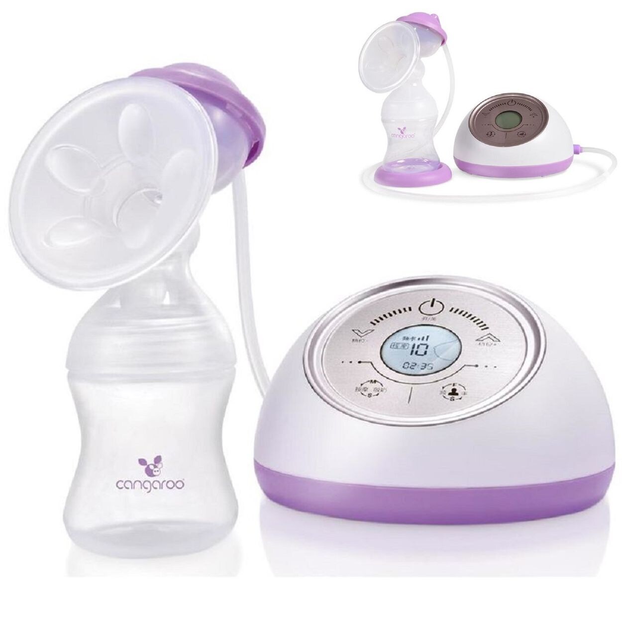 Elektrische Milchpumpe Breast Pump Elegance XN-D211, verschiedene Pumpstärken