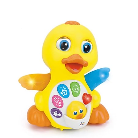 Moni Baby Musikspielzeug gelbe Ente 808, Musik, Licht, Bewegungen ab 18  Monate bei Marktkauf online bestellen