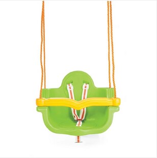 Pilsan Babyschaukel 2 in 1 06138, abnehmbarer Bügel, Sicherheitsgurt ab 1 Jahr grün 