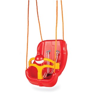 Pilsan Babyschaukel 2 in 1 Big Swing 06130, hohe Rückenlehne, abnehmbarem Bügel rot 