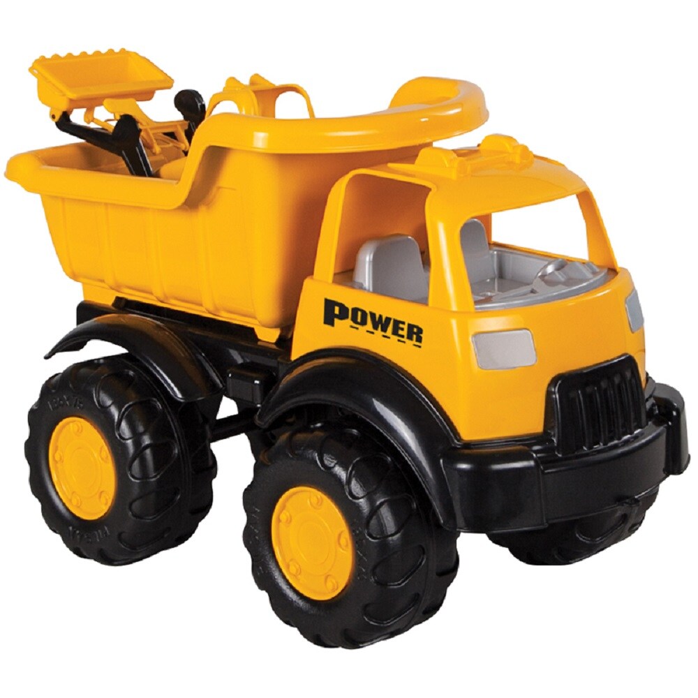 Pilsan Spielzeug Baustellen LKW 49 x 31 x 26 cm mit Bulldozer 06518 