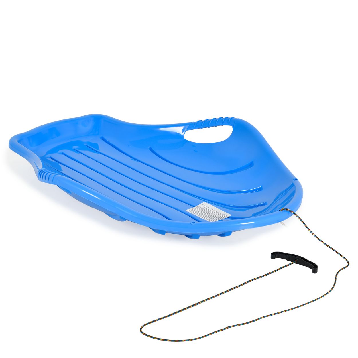 Kinderschlitten Big, Kinderbob aus Kunststoff, Zugseil, Haltegriff, ab 3 Jahre blau 