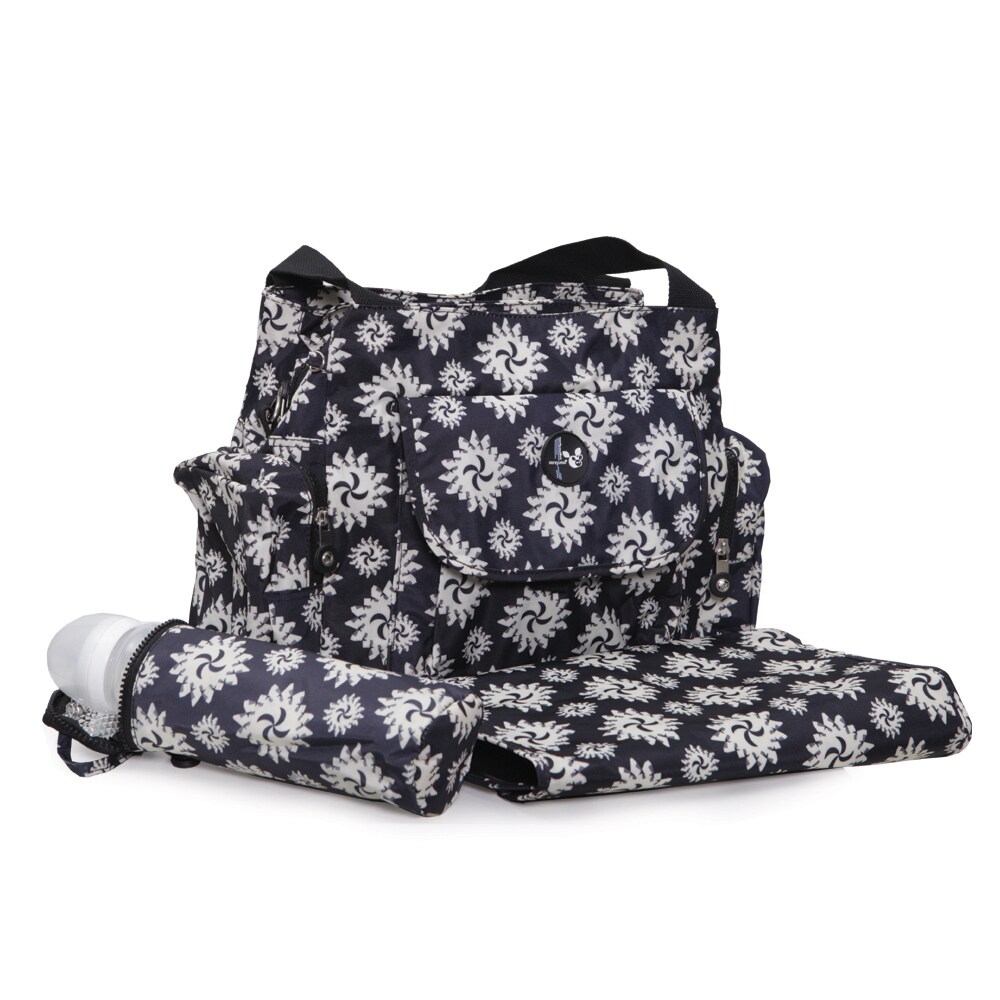 Cangaroo Wickeltasche Karina mit Wickelunterlage, Isoliertasche f. Babyflaschen 