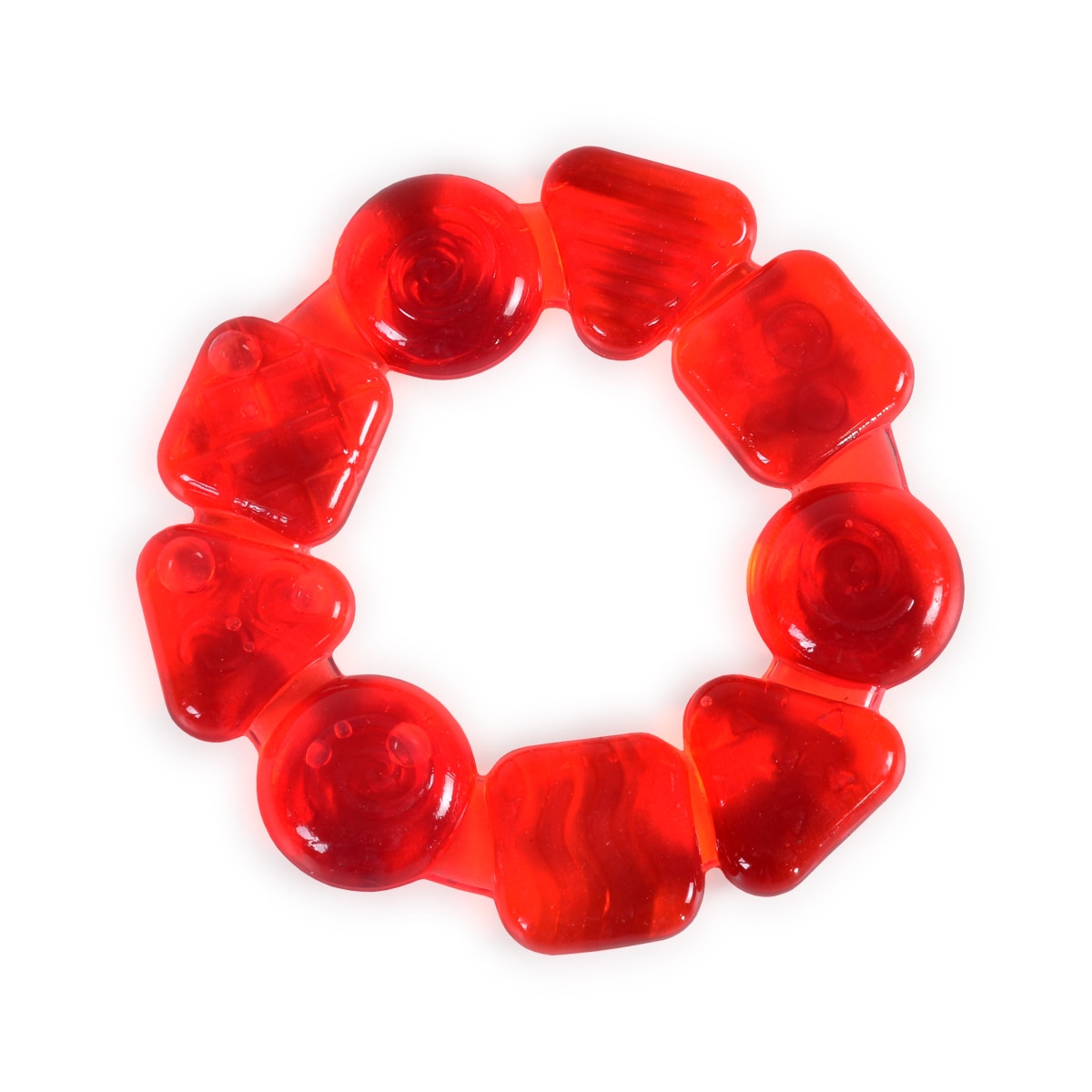 Bei&szlig;ring T2136 Shapes, K&uuml;hlbei&szlig;ring als Zahnungshilfe massiert und lindert 