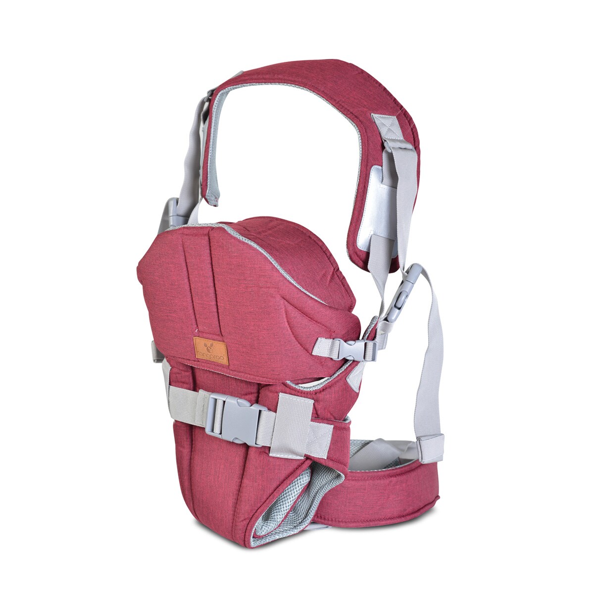 Cangaroo Babytrage Sweety, atmungsaktiv, abnehmbare M&uuml;tze, ab 3,6 kg bis 13 kg in rot 