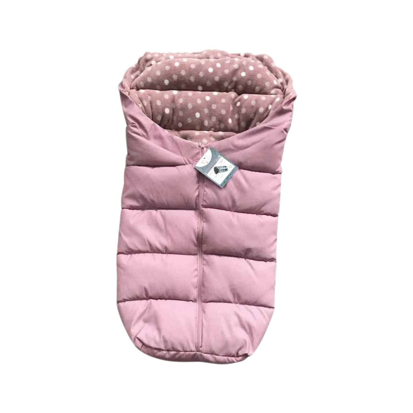 Cangaroo Fu&szlig;sack Cuddle, f&uuml;r Kinderwagen Thermofleece wasserdicht Rei&szlig;verschluss rosa 