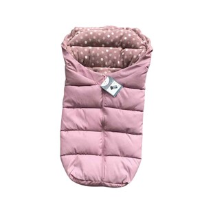 Cangaroo Fußsack Cuddle, für Kinderwagen Thermofleece wasserdicht Reißverschluss rosa 