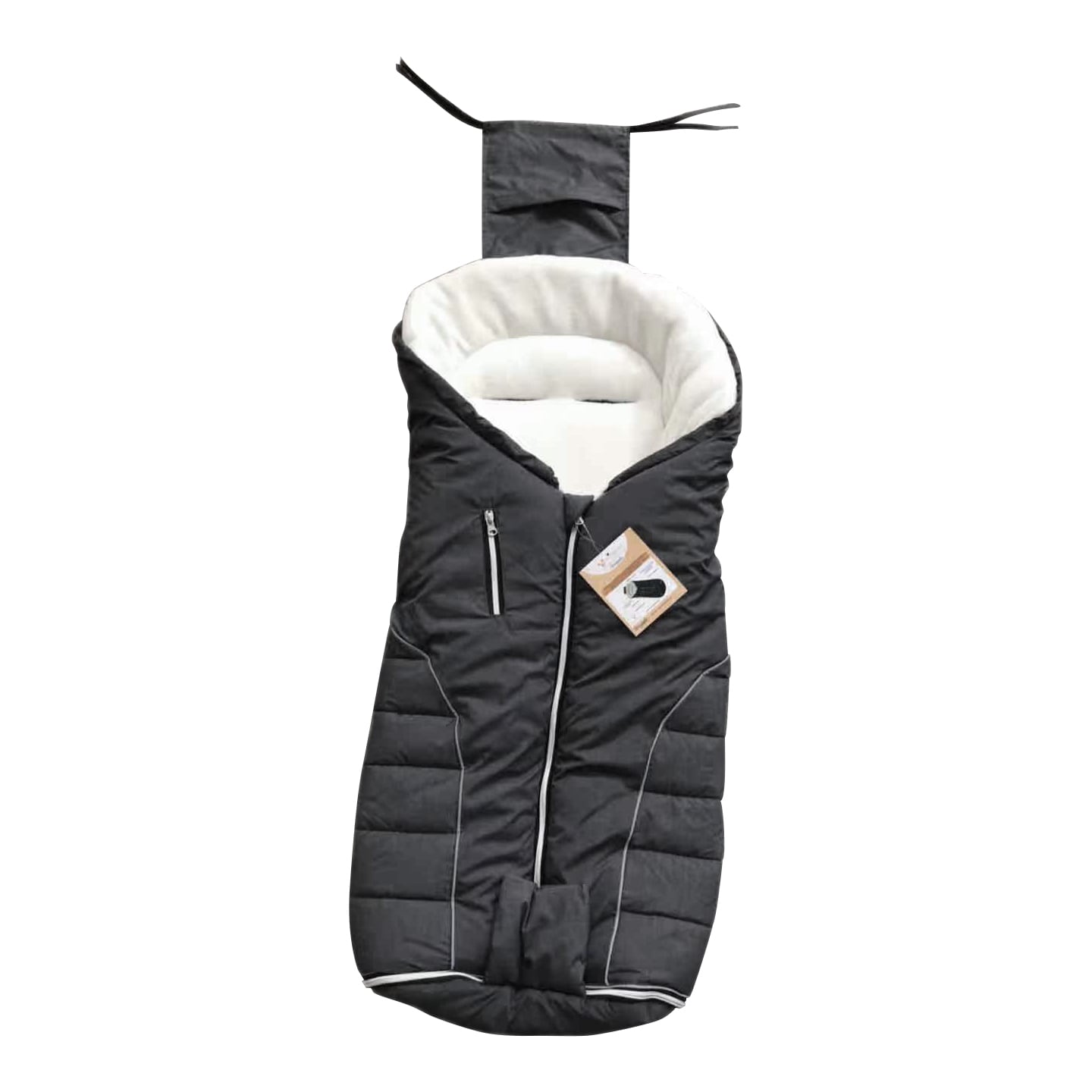 Cangaroo Fu&szlig;sack Snuggle Kinderwagen innen Fleece, wasserdicht Rei&szlig;verschluss 