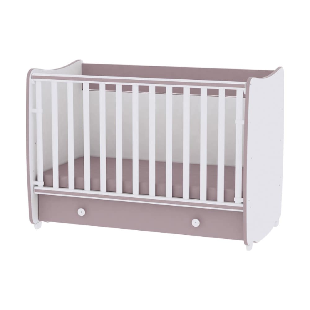 Lorelli Babybett Dream 60 x 120 cm umbaubar Schreibtisch Kinderbett Schaukelbett beige 