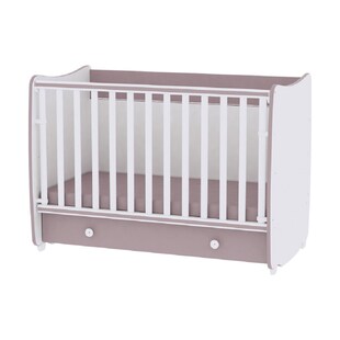 Lorelli Babybett Dream 60 x 120 cm umbaubar Schreibtisch Kinderbett Schaukelbett beige 