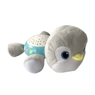 Lorelli Nachtlicht Plüschtier Sternenlichtprojektor Schlaflieder Naturgeräusche in grau 