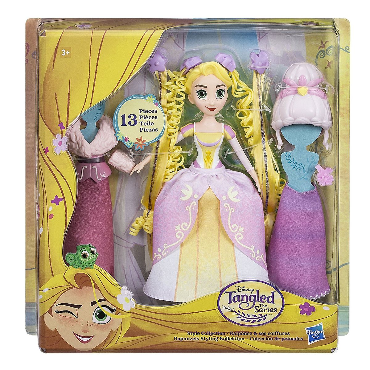 Hasbro C1751 - Disney - Rapunzel - Puppe mit Styling-Kollektion, 13 Teile 