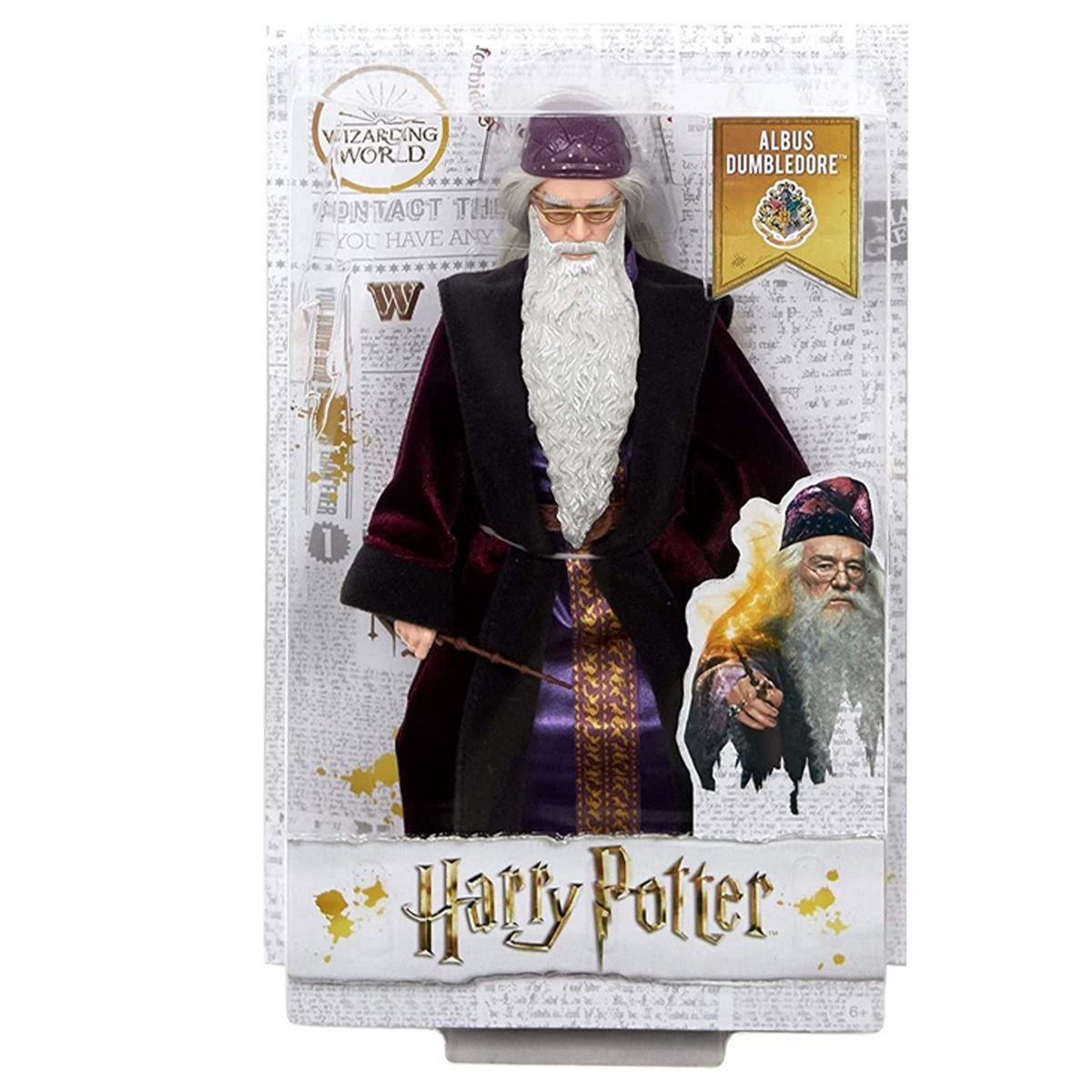 Mattel FYM54 - Harry Potter - Puppe mit Zubeh&ouml;r, Dumbledore 