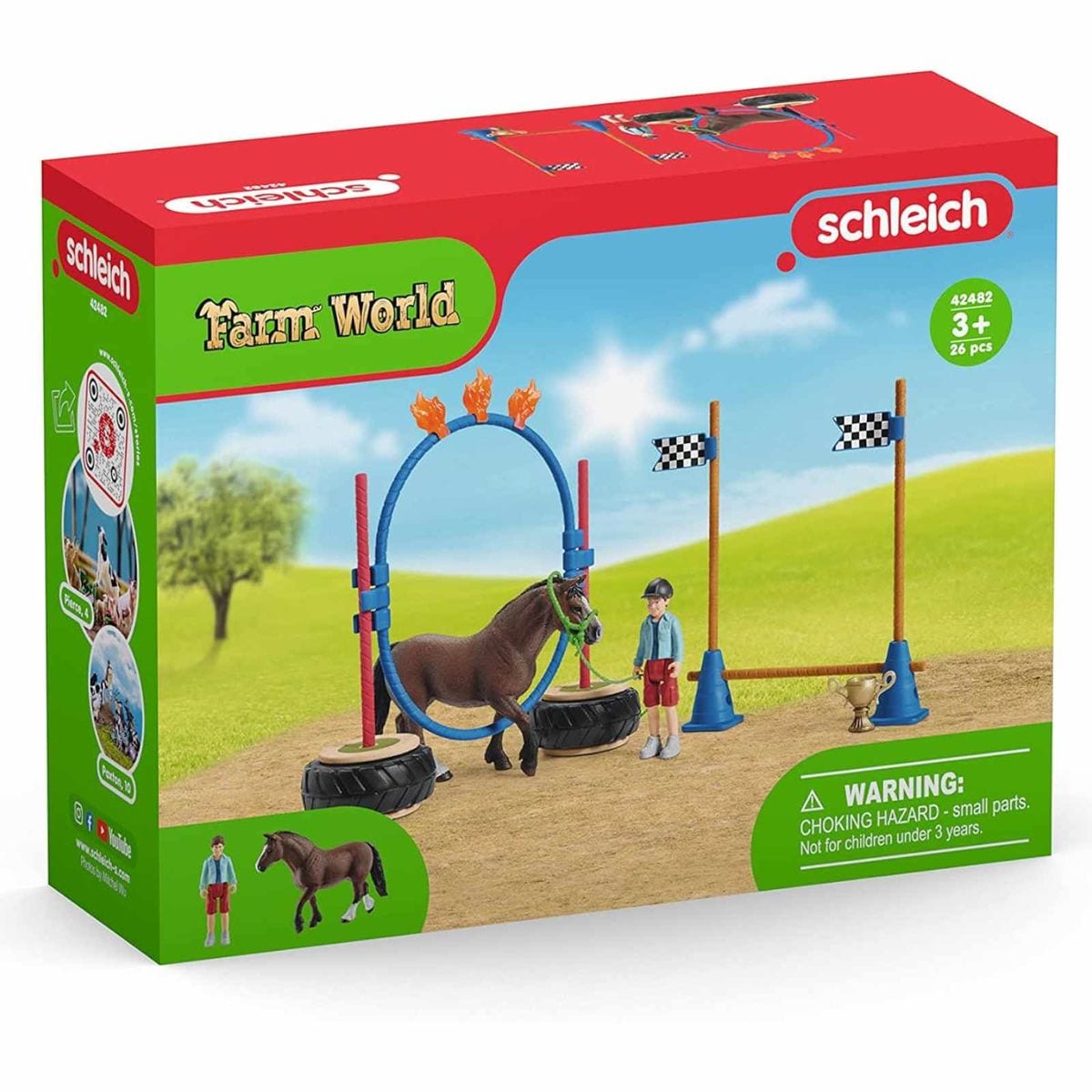 Schleich 42482 - Farm World - Pony Agility Rennen 