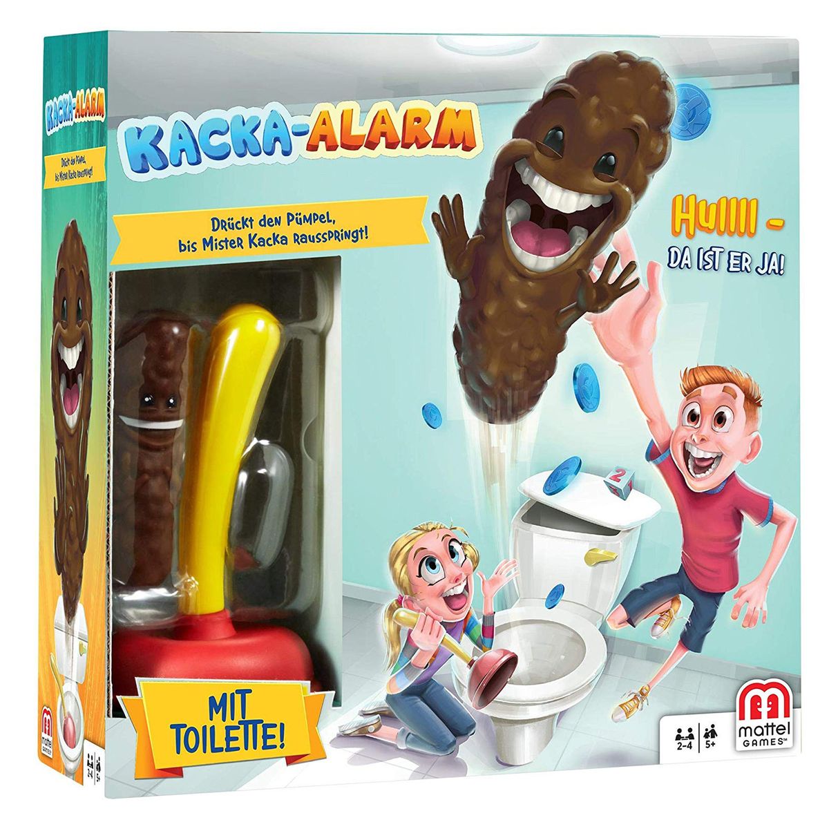 Mattel GMV84 - Mattel Games - Spiel, Kacka-Alarm 
