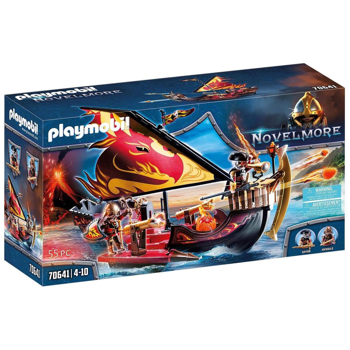 PLAYMOBIL&reg; 70641 - Novelmore - Burnham Raiders Feuerschiff 