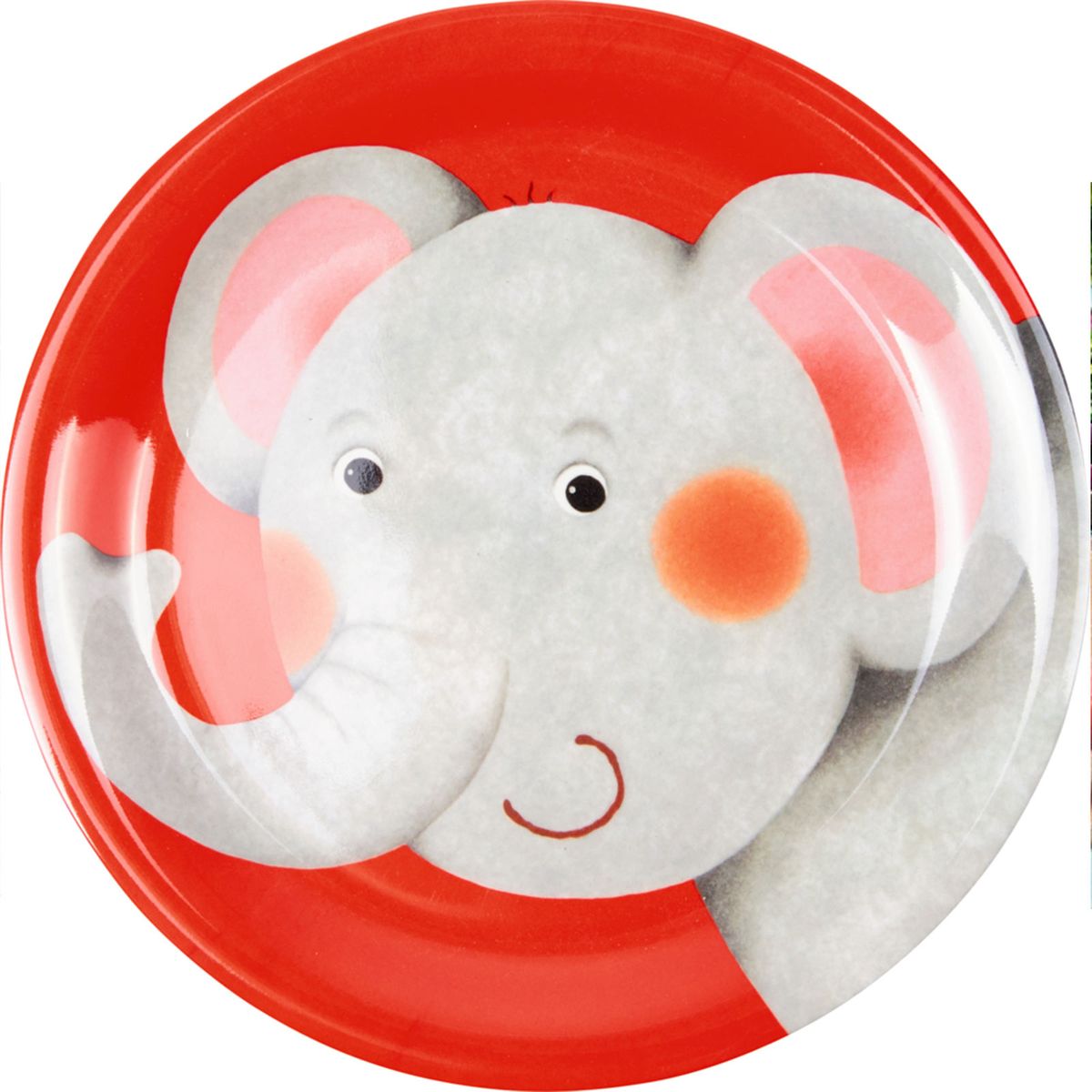 Coppenrath 17146 - Die Spiegelburg - Freche Rasselbande - Melamin-Teller, Elefant 