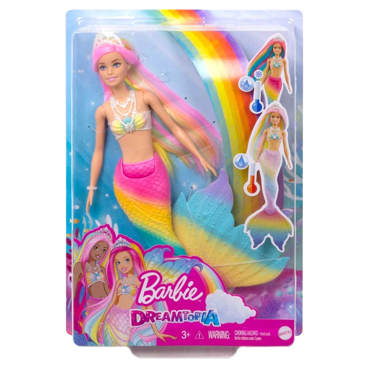 Mattel GTF89 - Barbie - Dreamtopia - Regenbogenzauber Meerjungfrau 