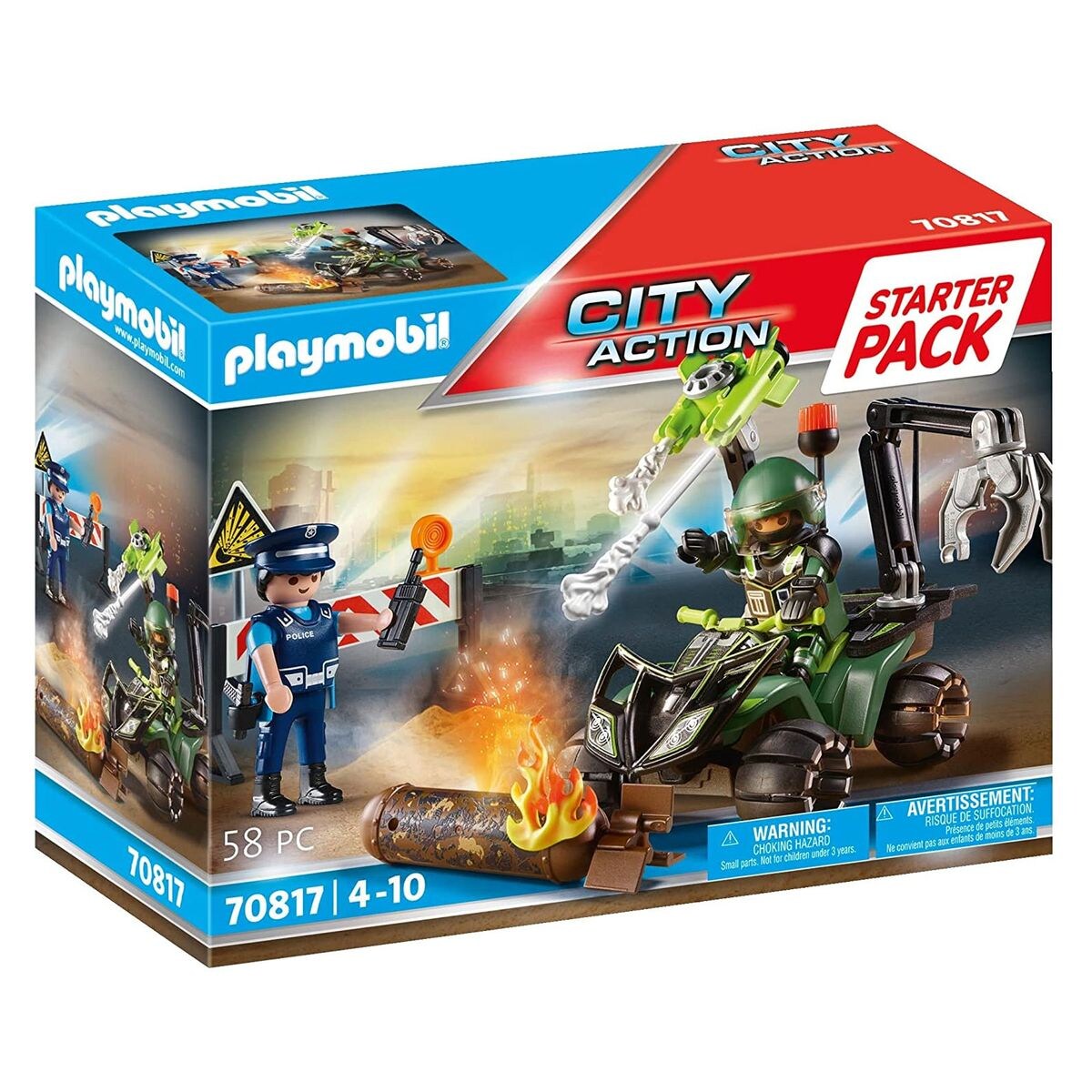 ® 70817 - City Action - Starter Pack - Polizei: Gefahrentraining