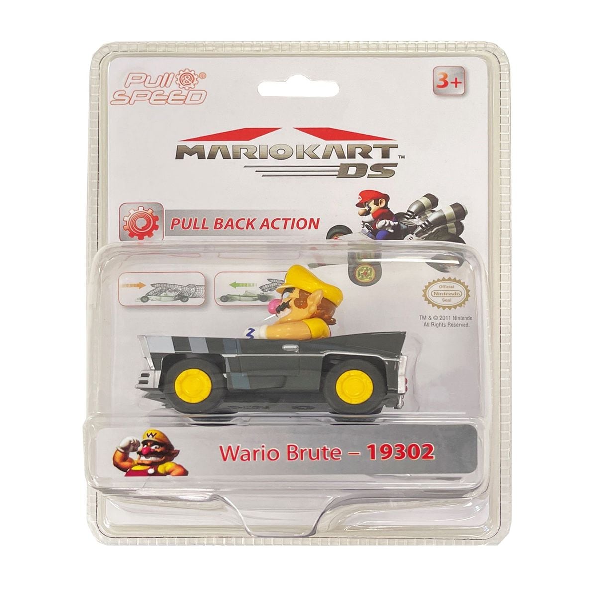 Stadlbauer 19302 - Mariokart - Pull & Speed - Wario Brute 
